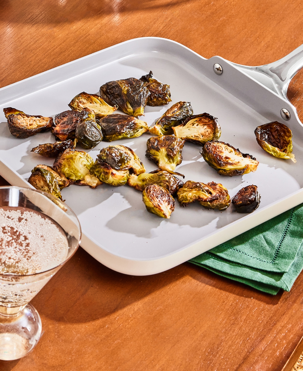 Caraway Non-Stick Ceramic-Coated Square Griddle Pan
