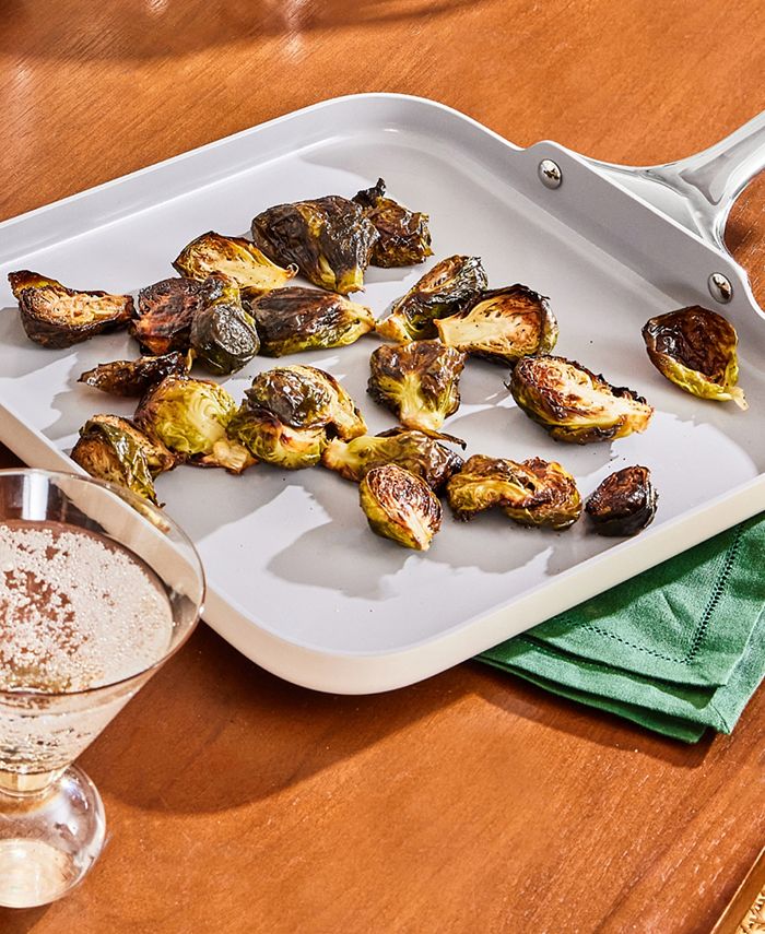 11x11 Yellow Caraway Non-Stick Ceramic-Coated 11 Square Griddle Pan - Yellow