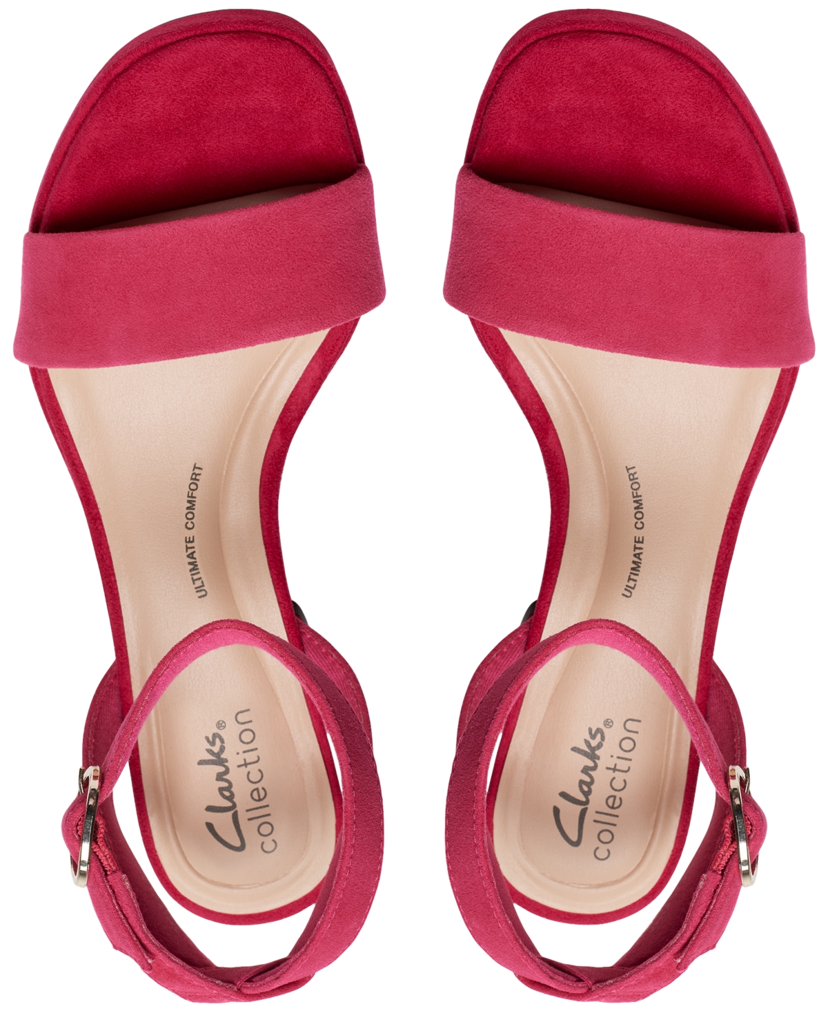 Clarks Women's AmberLyn Bay Ankle-Strap Block-Heel Sandals