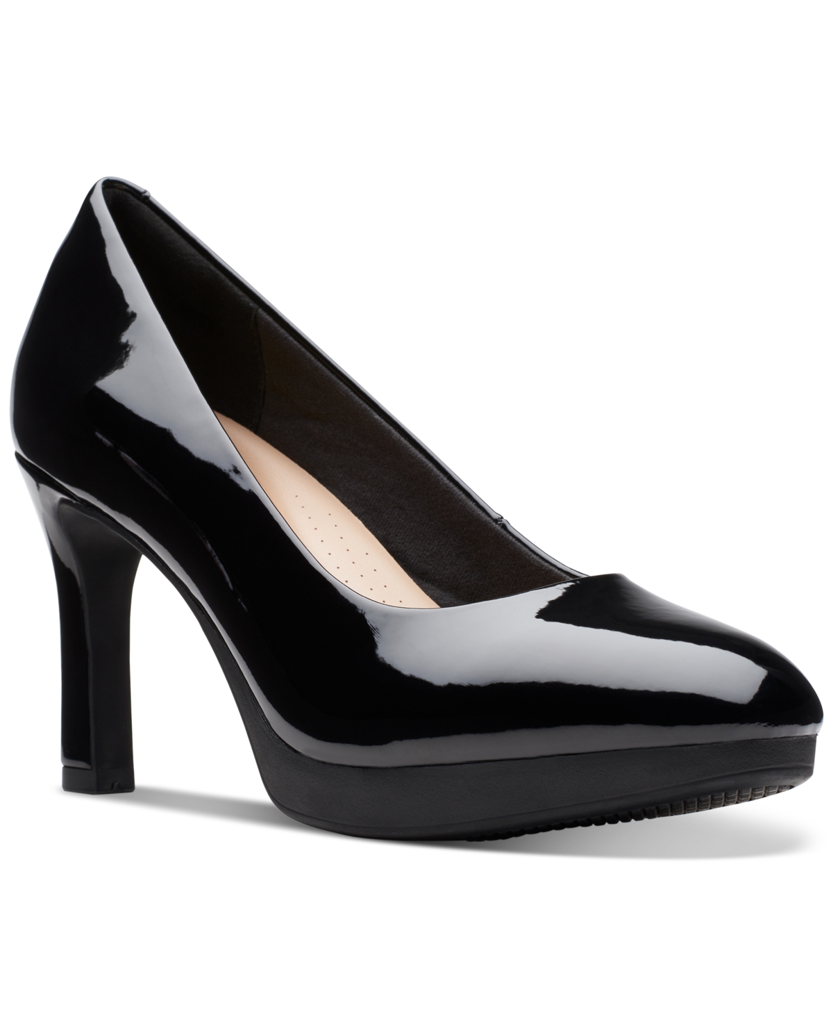 Shop Clarks Women's Ambyr 2 Braley High-heel Platform Pumps In Black Patent