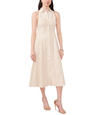 1.STATE - Women's Ruched Shirtdress
