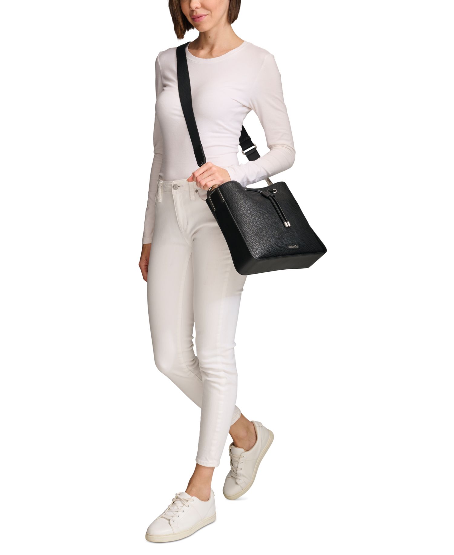 Fay Drawstring Hobo with Adjustable Web Strap