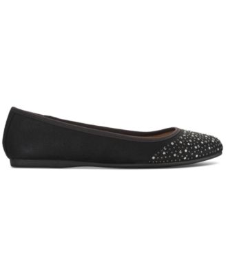 Angelynn Rhinestone Glitter Ballet Flats, Created for Macy's