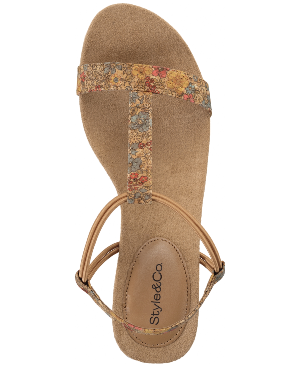 Style & Co Women's Mulan Wedge Sandals, Created for Macy's - Floral Cork 2
