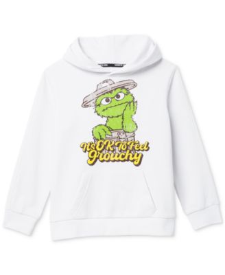 Kenneth Cole - Sesame Street Kids Slim Fit Oscar the Grouch Hoodie