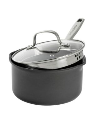 Professional 2x Hard Anodized 15-Piece Ceramic Nonstick Cookware Set