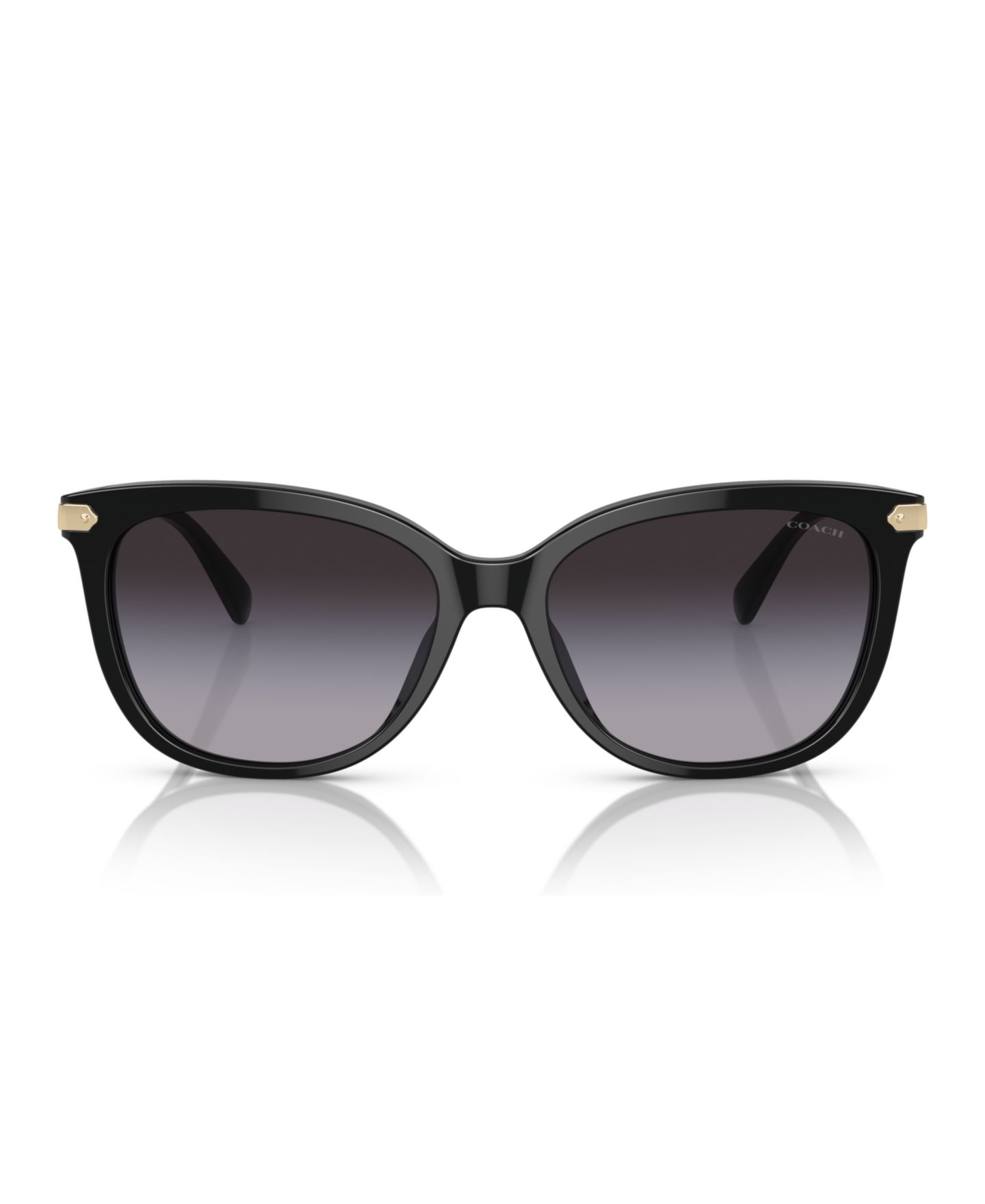 Женские солнцезащитные очки COACH CL926 Sunglasses, Gradient HC8378U, цвет: Чёрный — фото 2