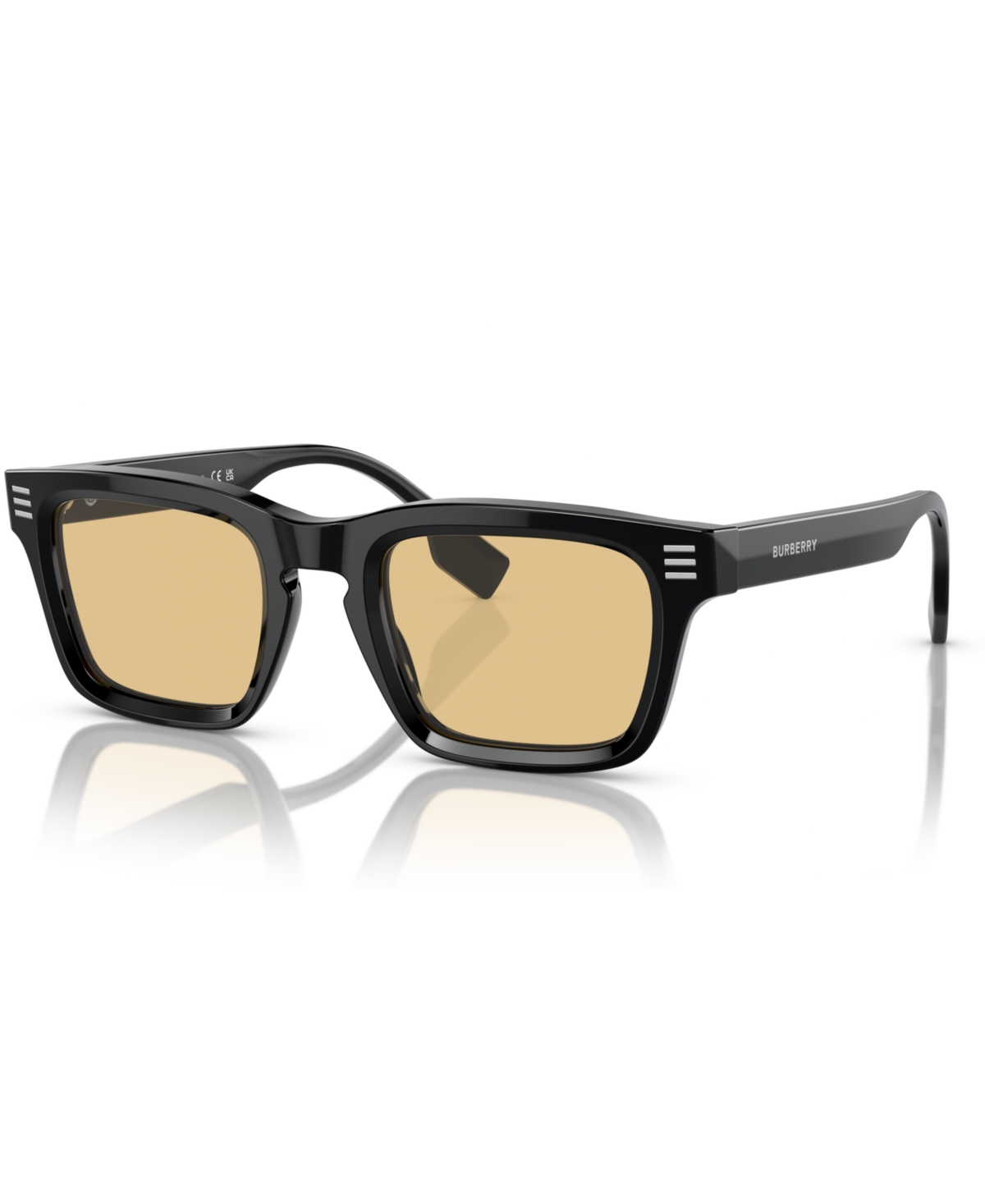 Men's Low Bridge Fit Sunglasses BE4403F - Brown