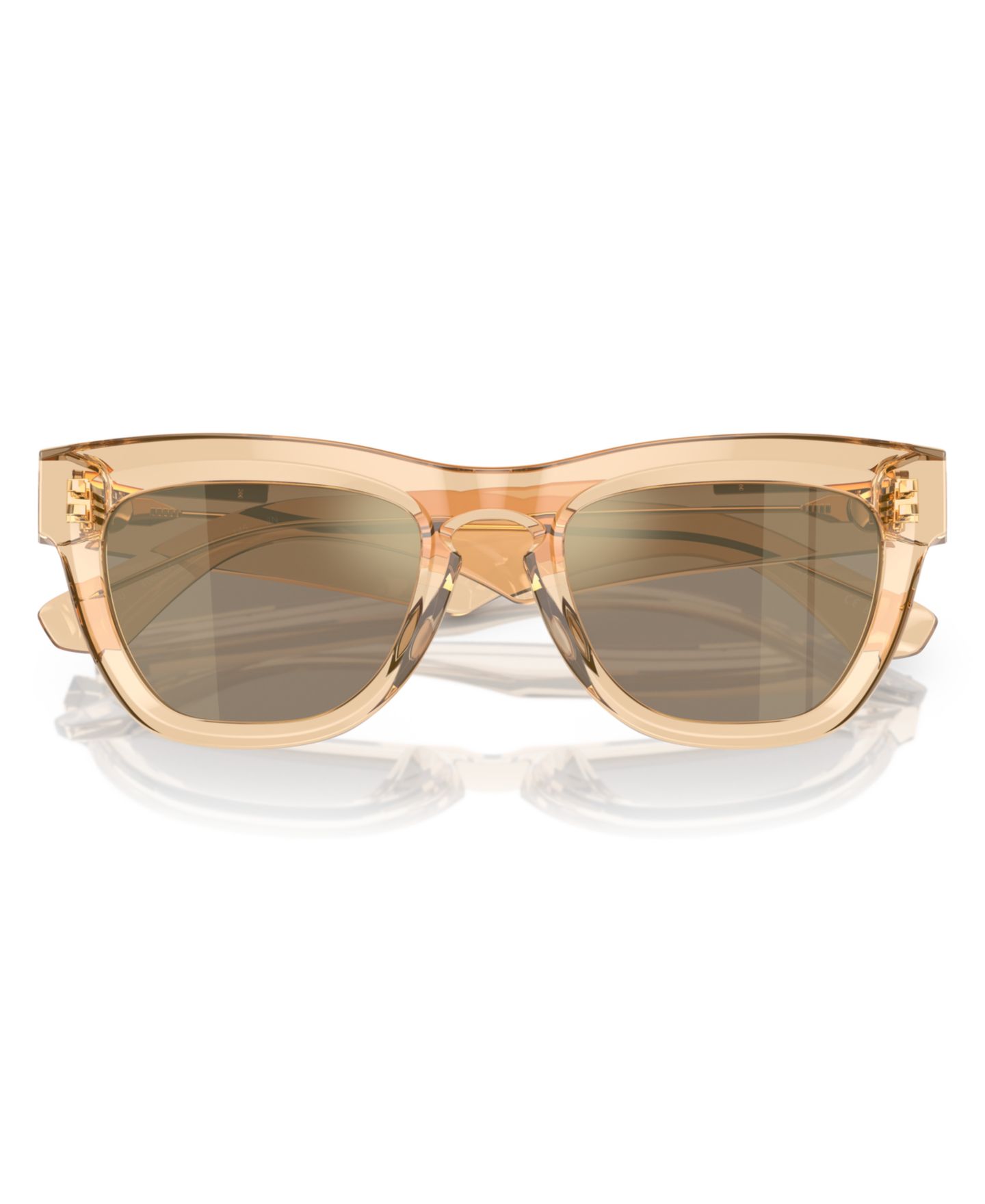 Женские солнцезащитные очки Burberry Sunglasses, Mirror BE4415U, цвет: Коричневый — фото 5