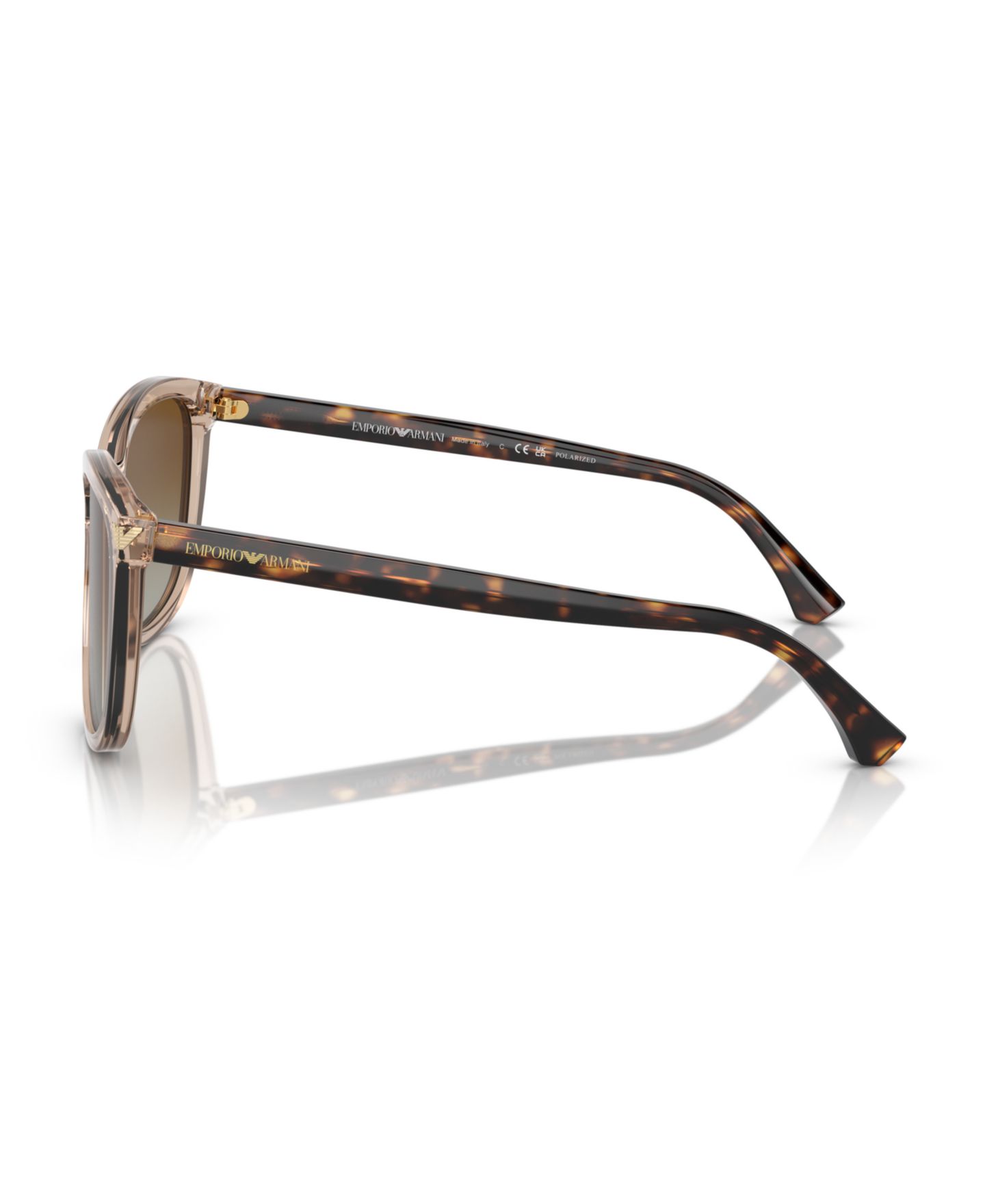 Женские солнцезащитные очки Emporio Armani Polarized Sunglasses, Gradient Polar EA4060, цвет: Прозрачный — фото 3