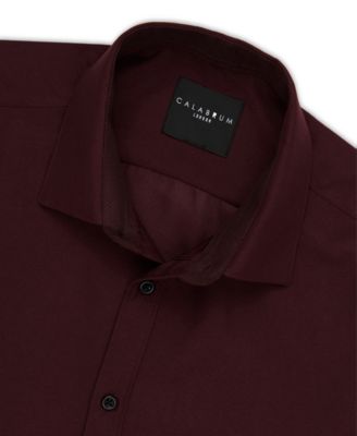Calabrum - Men's Slim-Fit Performance Dress Shirt