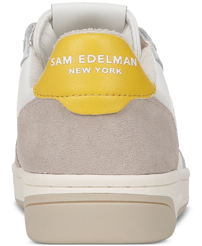 Sam Edelman Women's Harper Lace-Up Low-Top Court Sneakers - Macy's