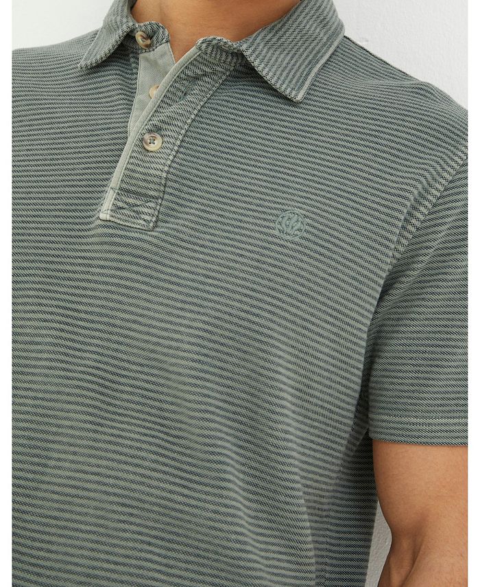 FatFace Fat Face Men's Organic Cotton Fine Stripe Polo Shirt - Macy's