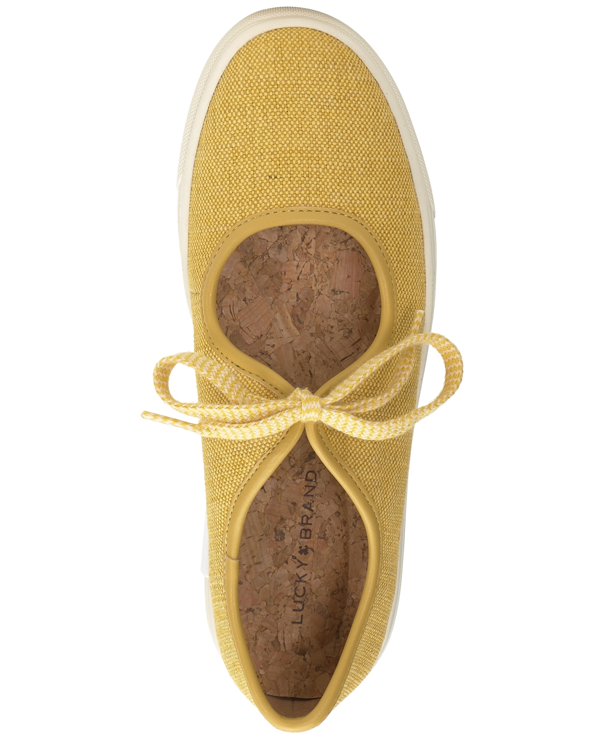 Lucky Brand Women's Lisia Cutout Tie Fabric Sneakers