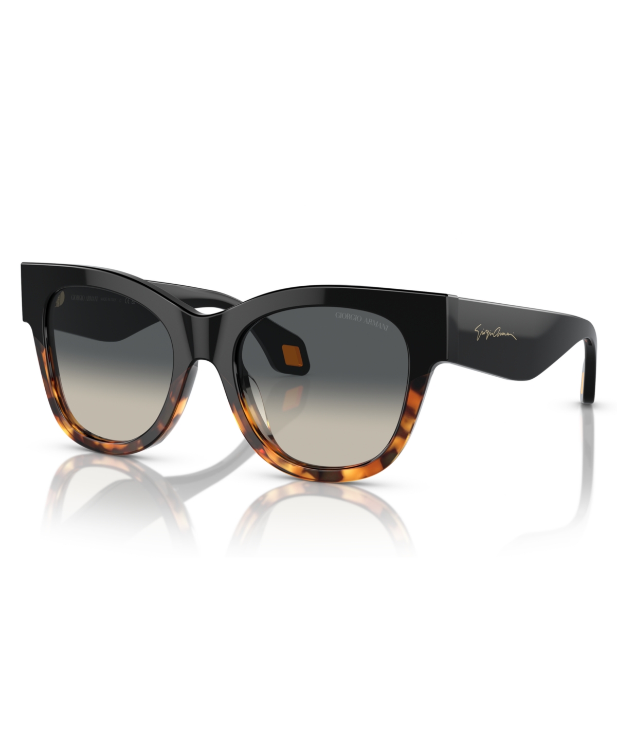 Women's Sunglasses, Gradient AR8195U - Red Havana, Orange Havana