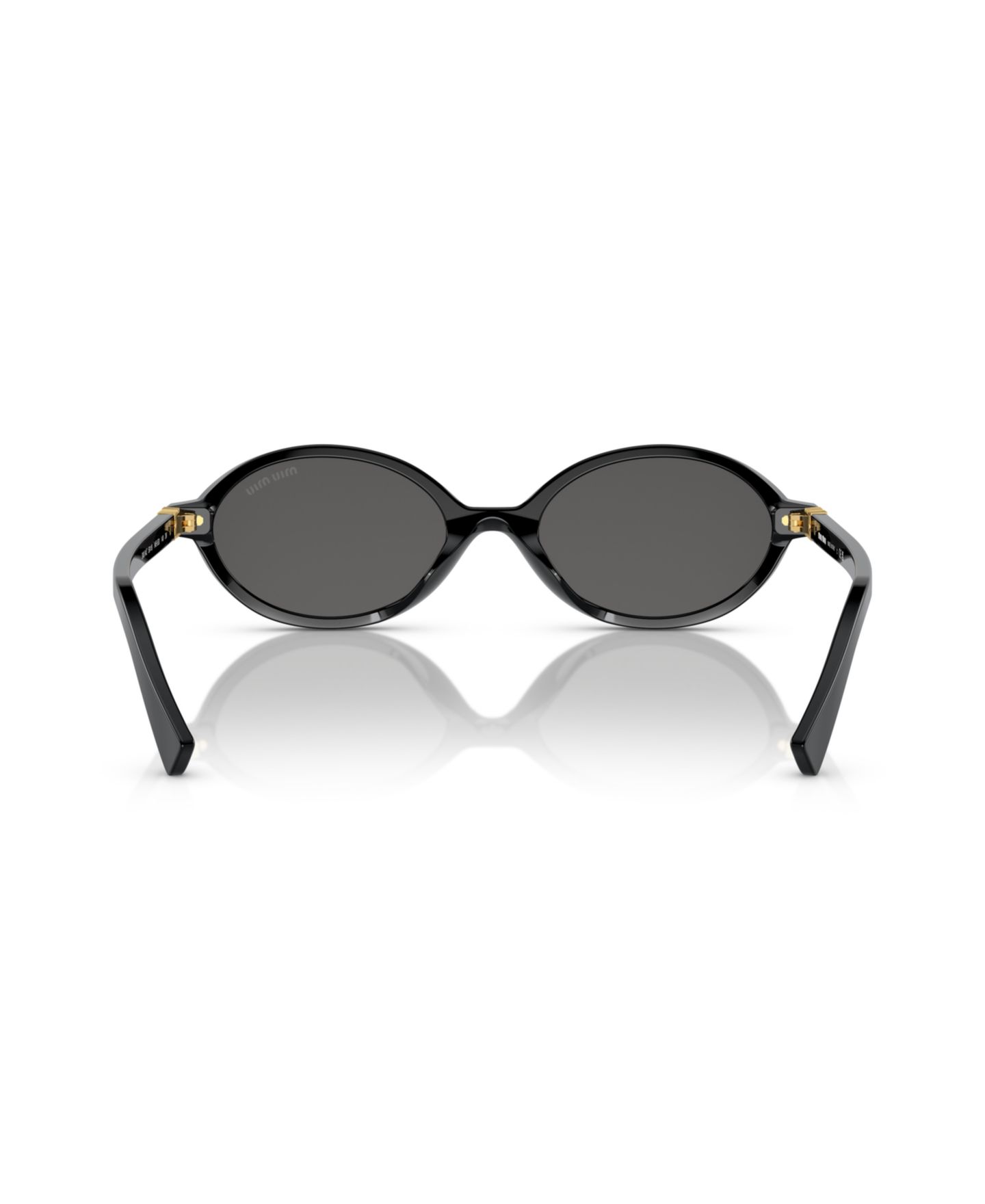 Женские солнцезащитные очки MIU MIU Sunglasses MU 04ZS, цвет: Чёрный — фото 4