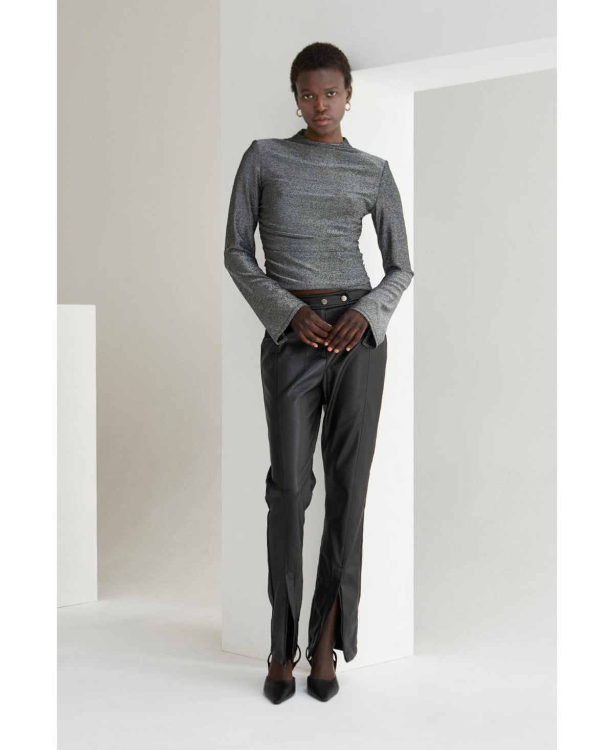 Women's Elsa Mock Neck Knit Top