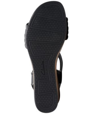 Clarks Women's Chelseah Gem Ankle-Strap Wedge Sandals