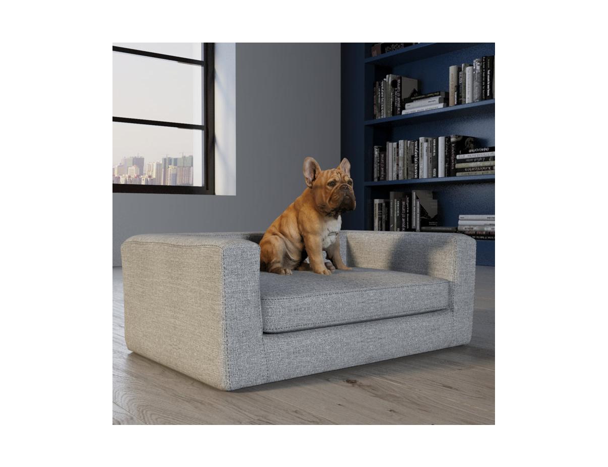 Furniture Sofa Dog Bed - Grey