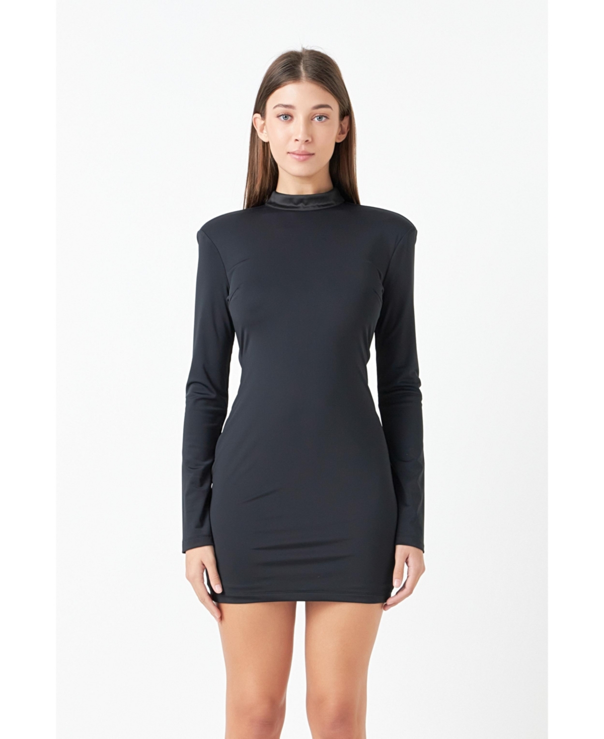 Women's Jersey Open Back Mini Dress