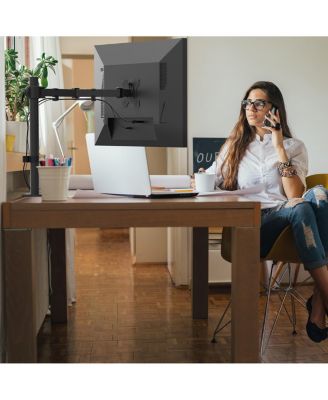 DML1000 Fully Adjustable Single Arm Desktop Monitor Mount