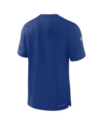 Men's Royal New York Giants 2023 Sideline Performance T-shirt