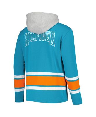 Men's Aqua Miami Dolphins Ivan Fashion Pullover Hoodie