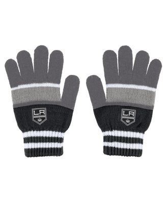 Women's Los Angeles Kings Stripe Glove and Scarf Set