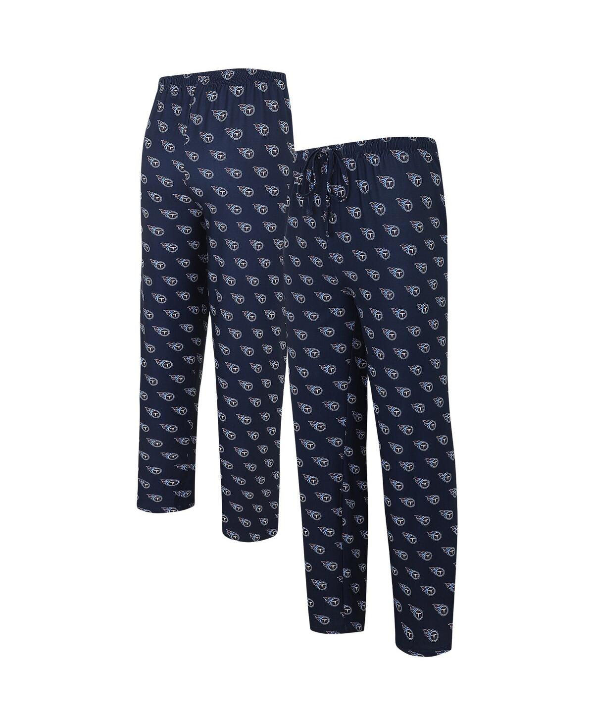 Men's Concepts Sport Navy Tennessee Titans Gauge Allover Print Knit Pants - Navy