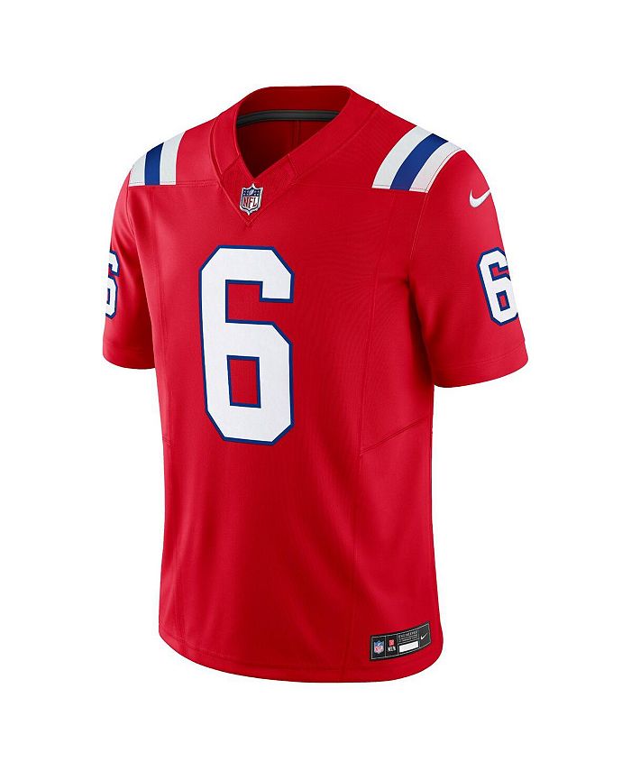 Nike Men's Christian Gonzalez Red New England Patriots Vapor F.U.S.E ...