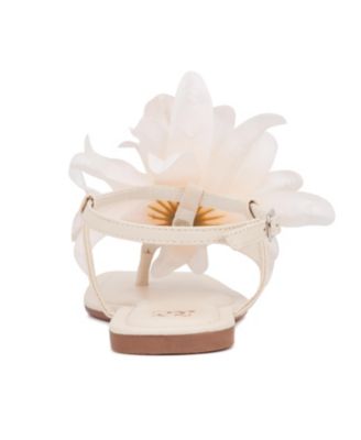 Women's Flower T-Strap Sandal