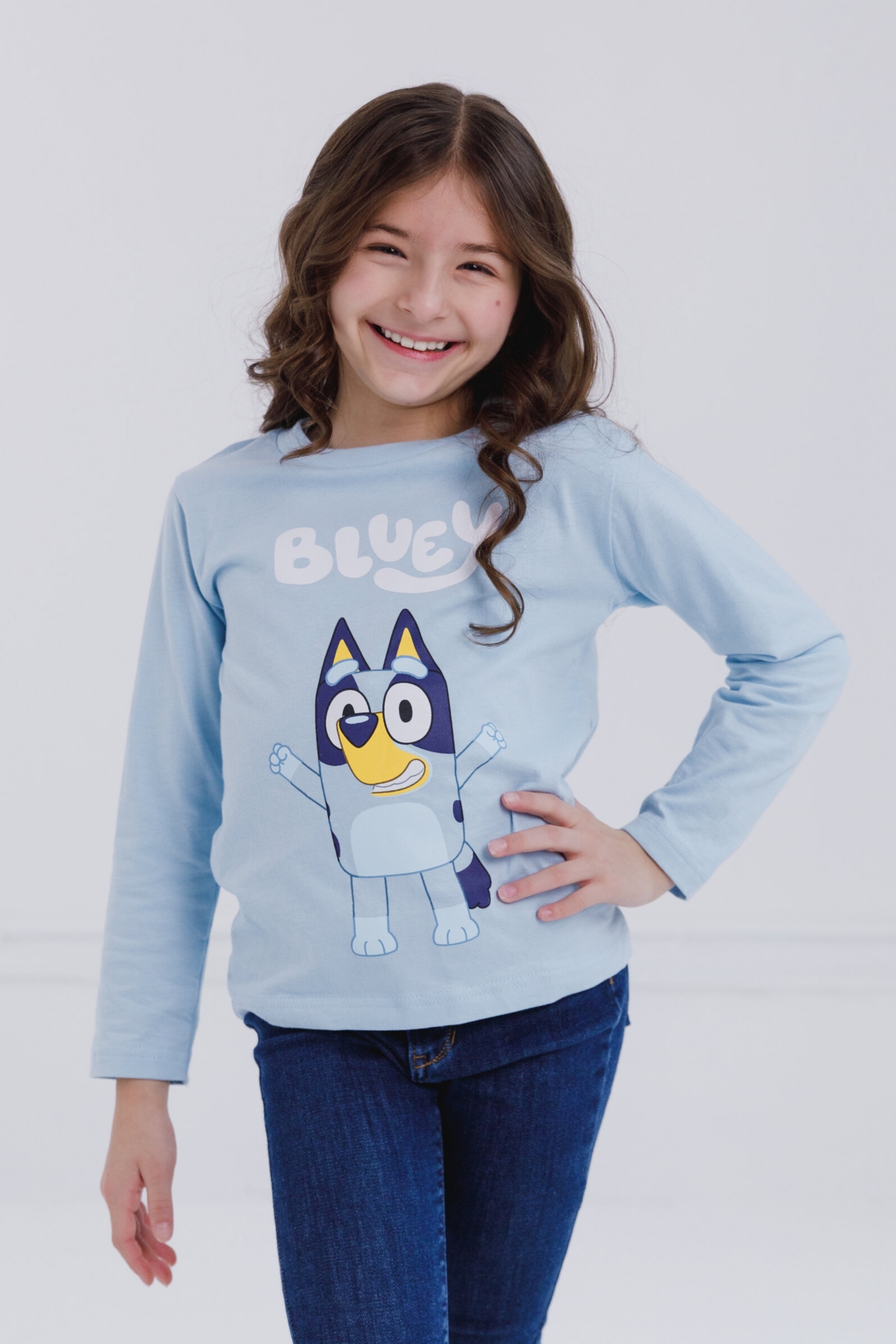 Boys Matching Family T-Shirt - Bluey, blue