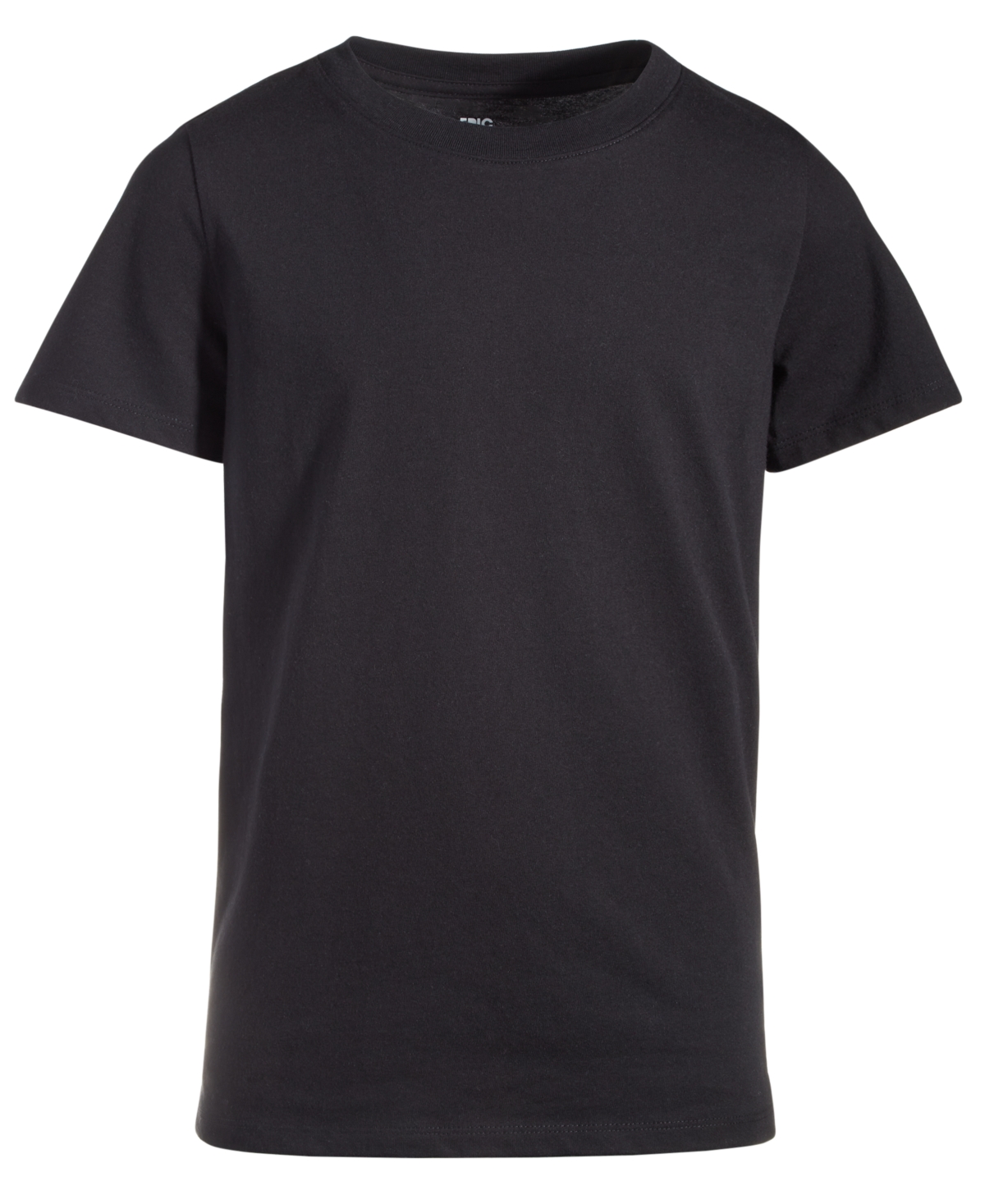 Shop Epic Threads Big Boys Solid Core T-shirt, Created For Macy's In Deep Black