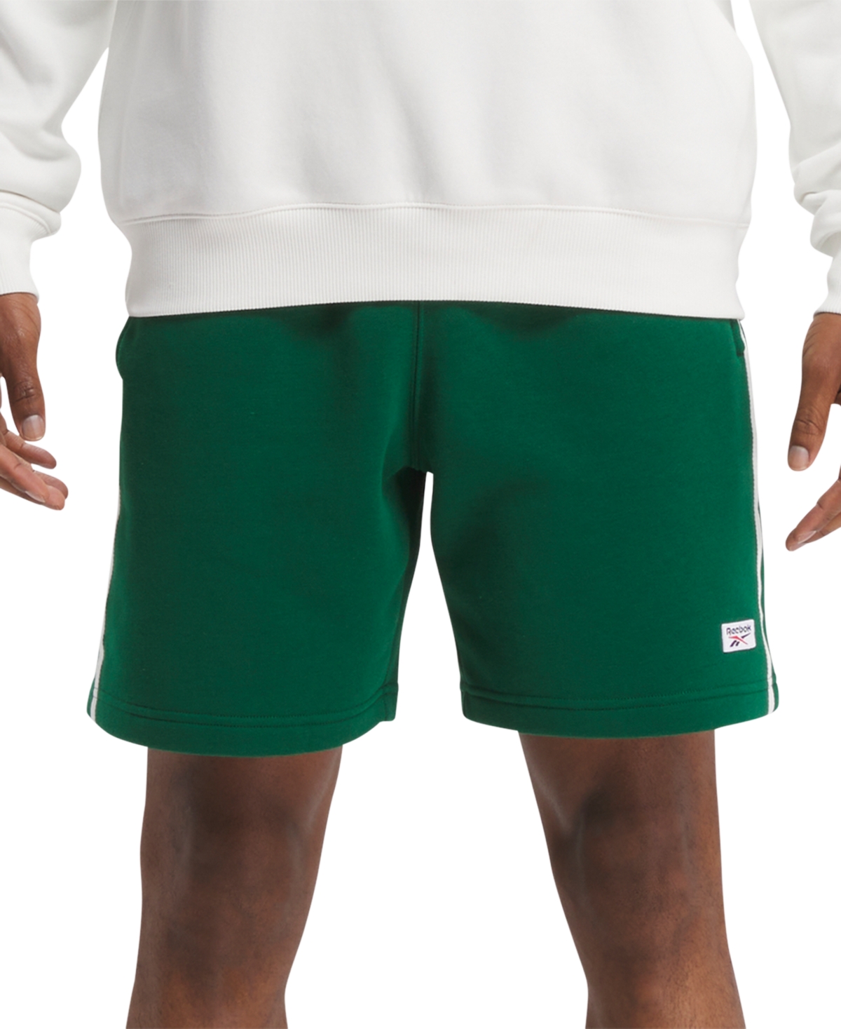 Shop Reebok Men's Court Sport Shorts In Dark Green