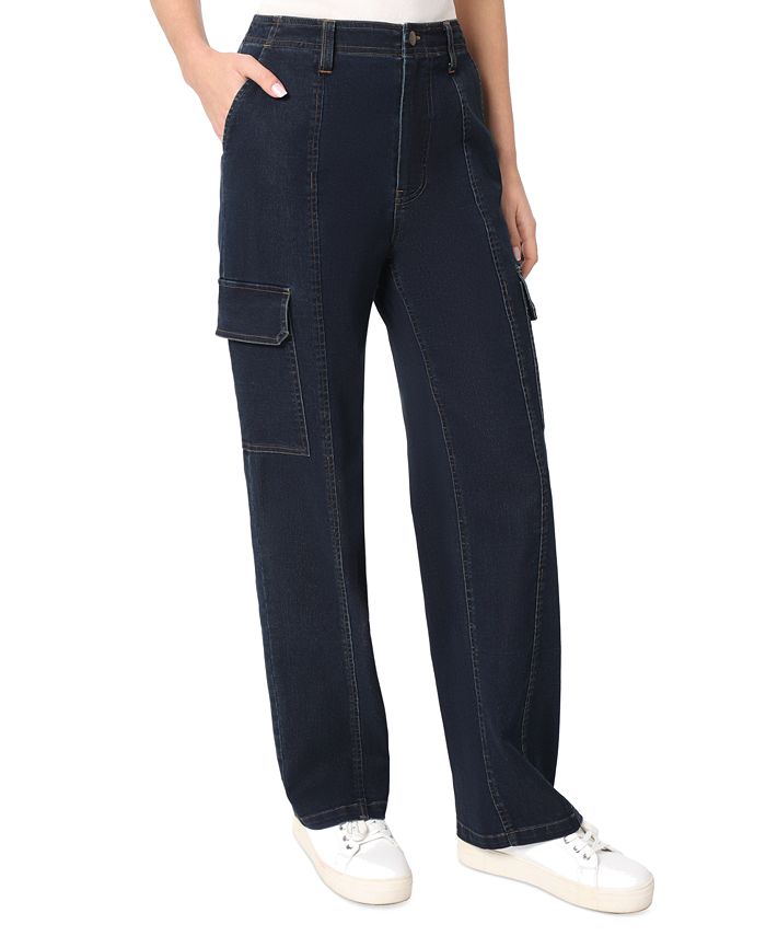 Jones New York Women's City Seam-Front Cargo Jeans - Macy's