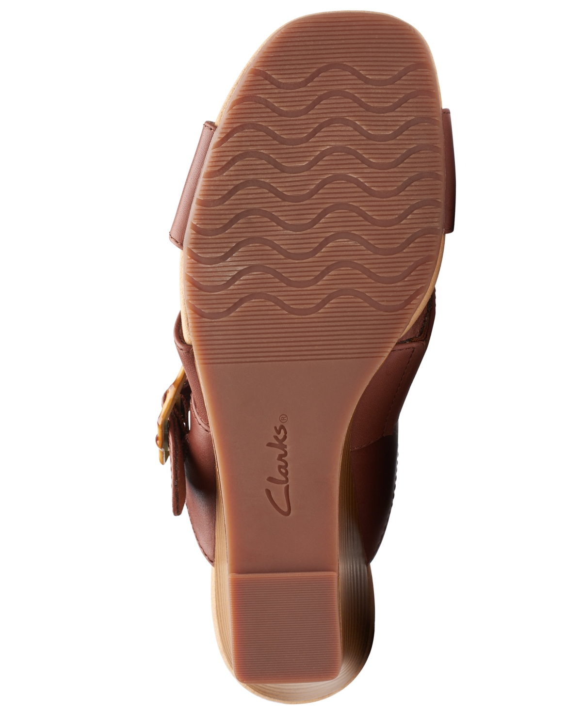 Clarks Women's Kyarra Judi Strappy Slip-On Wedge Sandals