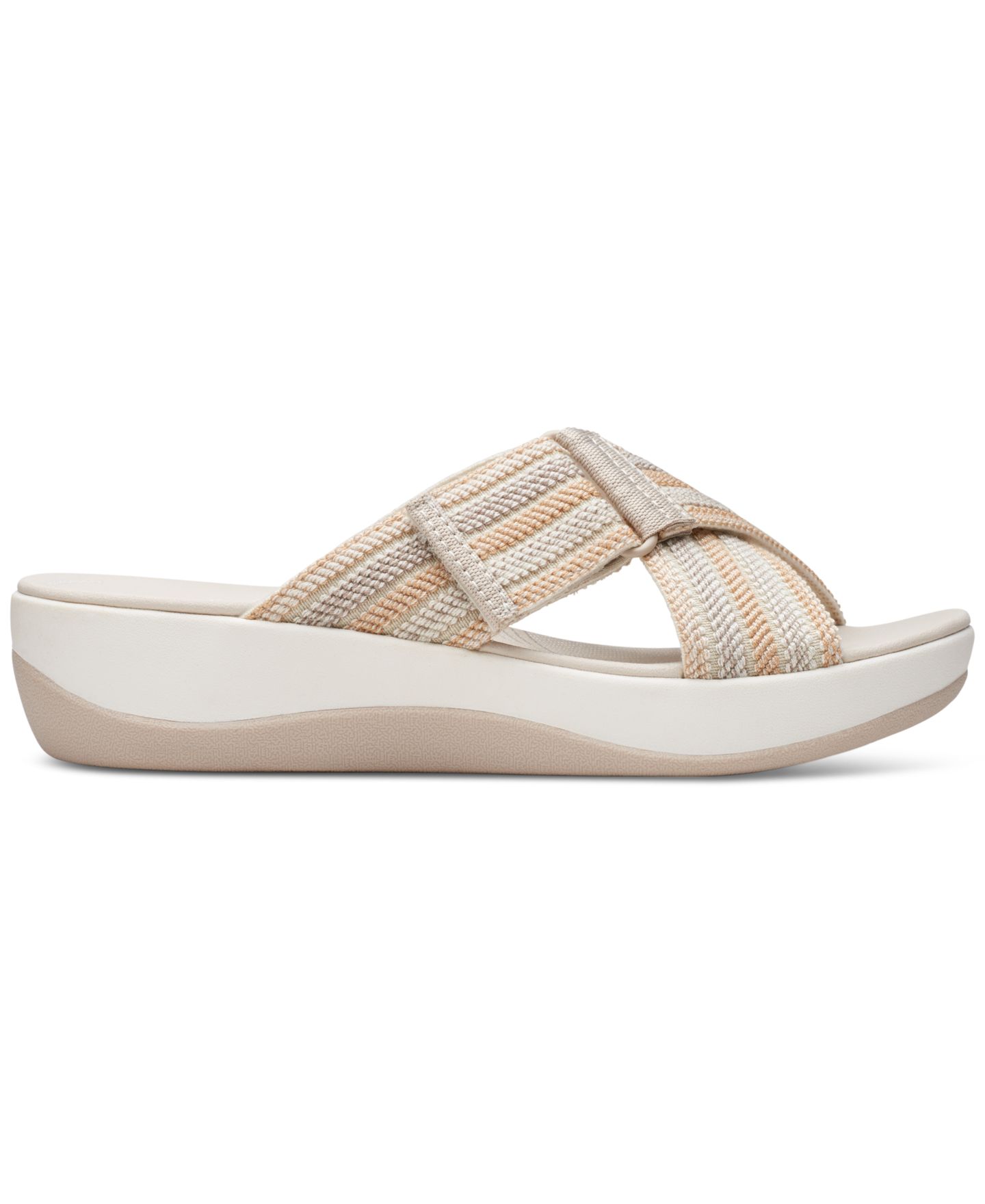 Женские сандалии Clarks Cloudsteppers Arla Wave, цвет: Бежевый — фото 2