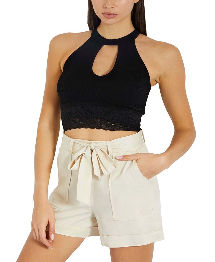 Buy Madden NYC Women's Lace Keyhole Bralette Online at