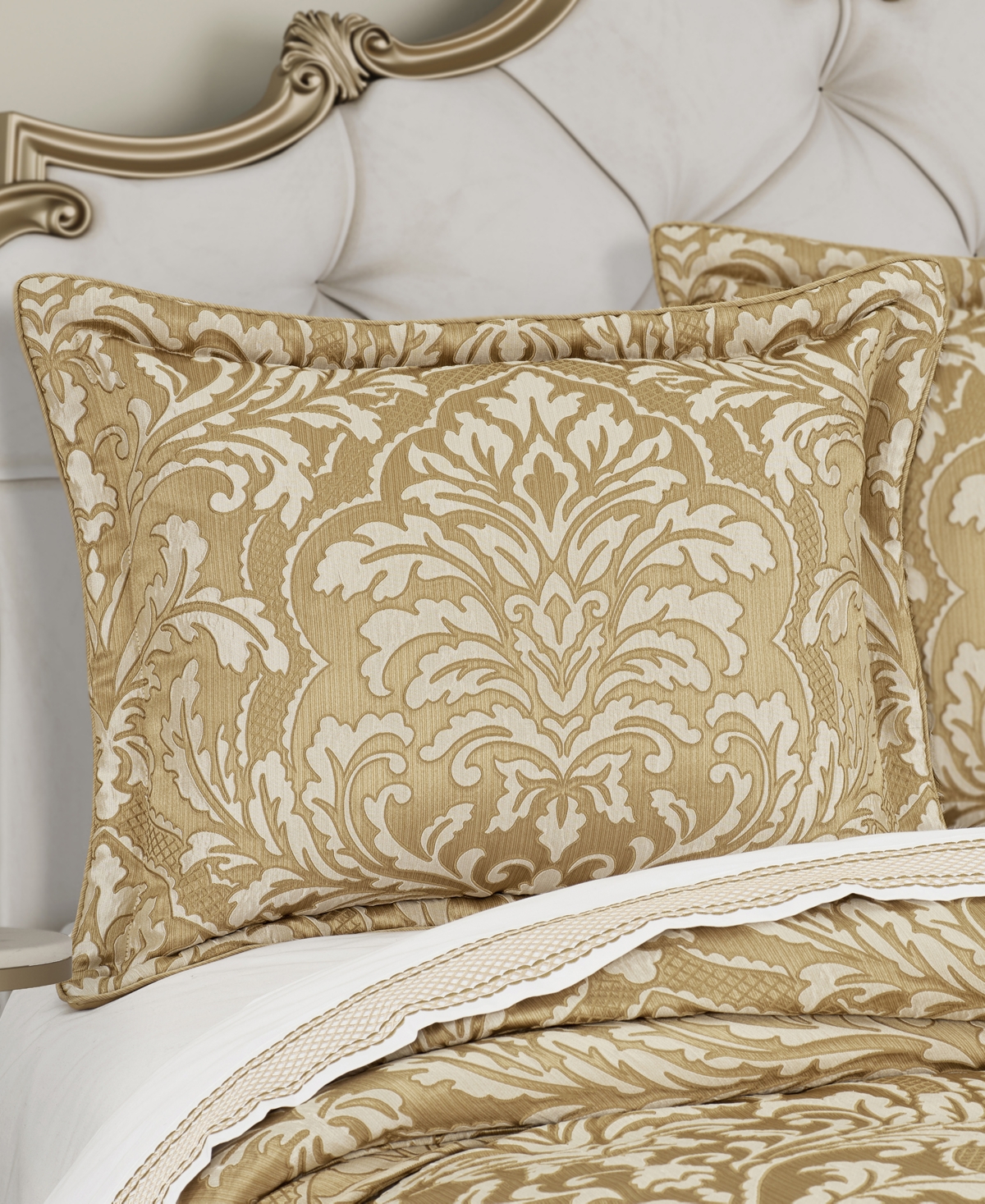 Shop J Queen New York Aurelia Comforter Set, King In Gold