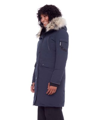 Women's Laurentian | Long Parka Winter With Faux Fur Hood