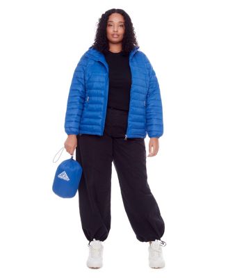 Plus Size Yoho Lightweight Packable Puffer Jacket & Bag