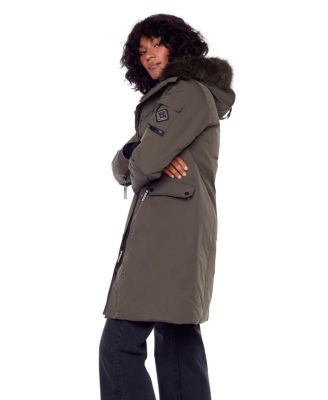 Women's Laurentian | Long Parka Winter With Faux Fur Hood