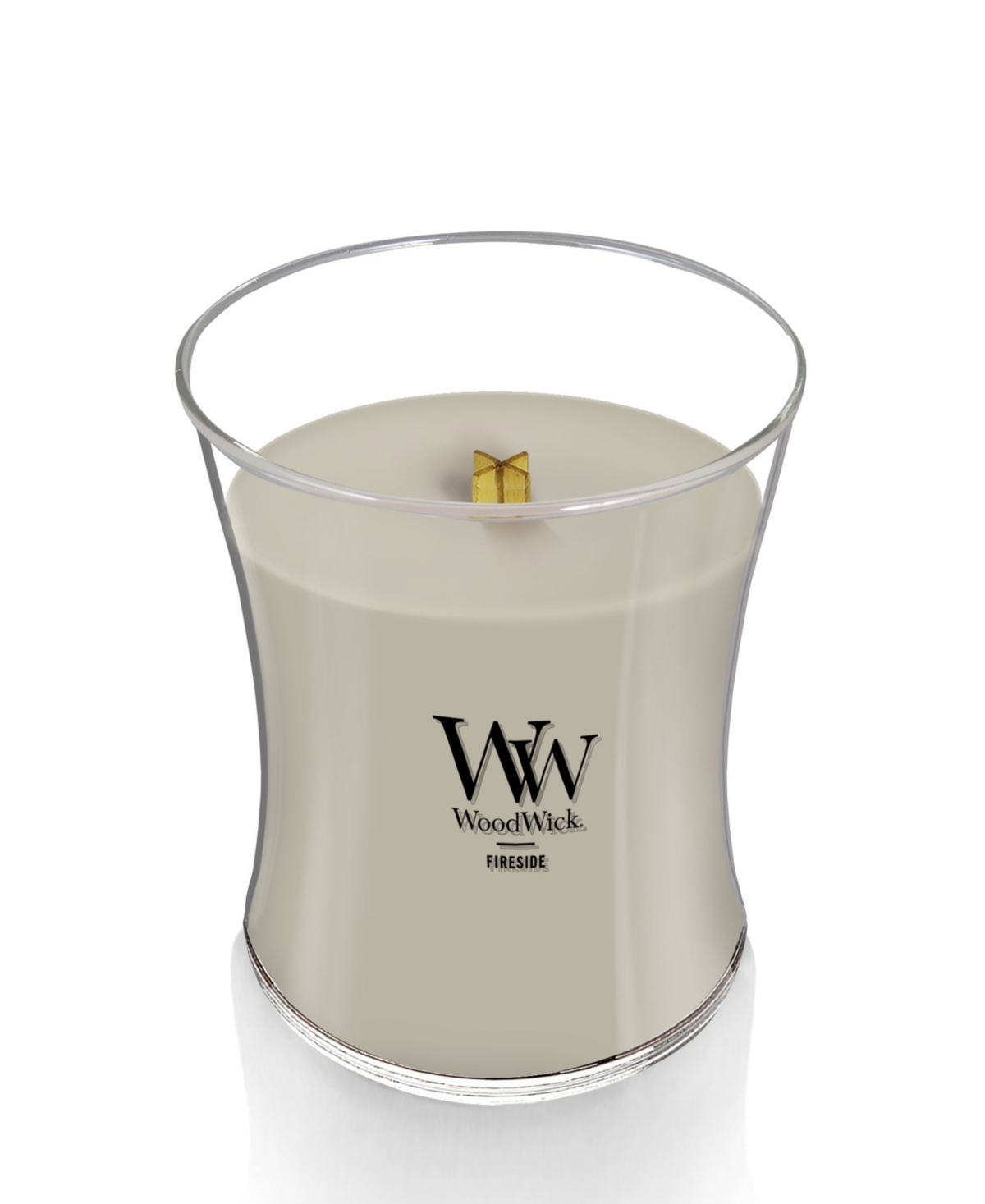 Shop Woodwick Candle Woodwick Fireside Medium Hourglass Candle, 9.7 oz
