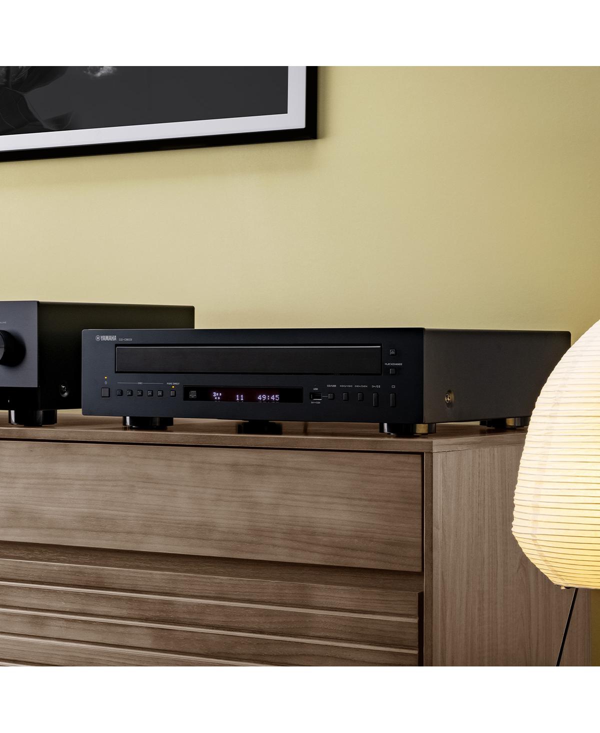 Yamaha Cd-C603BL 5-Disc Cd Changer with Usb Playback and Play Change - Black