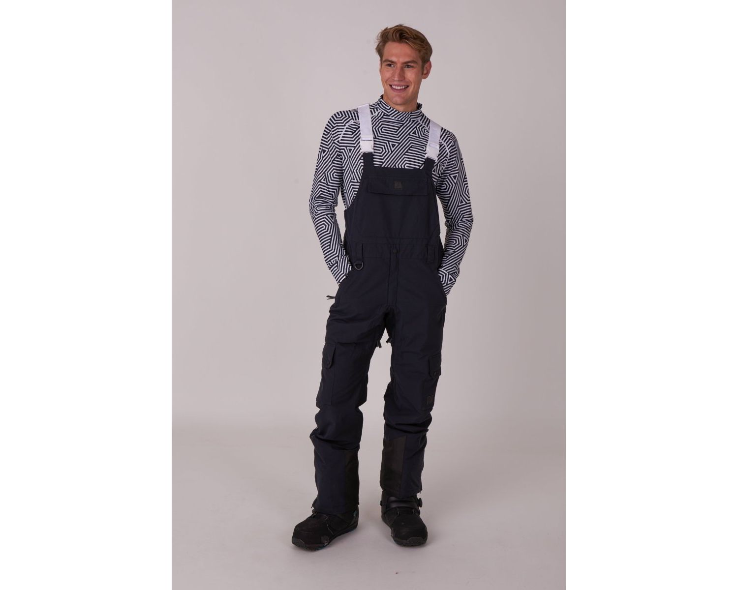 Men's Yeh Man Ski & Snowboard Bib Pant - Black