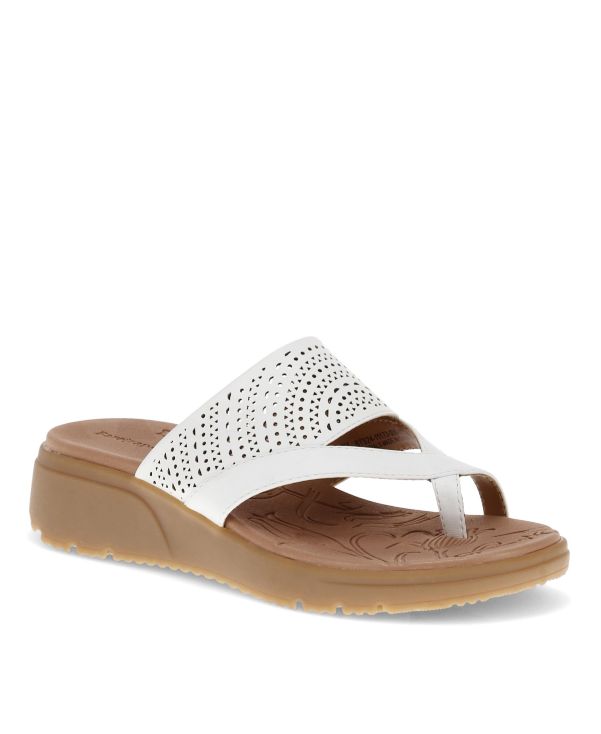 Shop Baretraps Women's Brett Slide Wedge Sandals In White