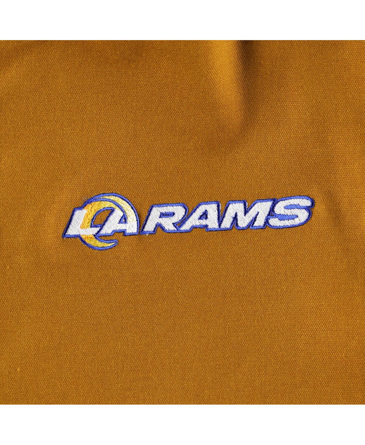 Men's DunbrookeLos Angeles Rams Journey Workwear Tri-Blend Full-Zip Jacket - Tan
