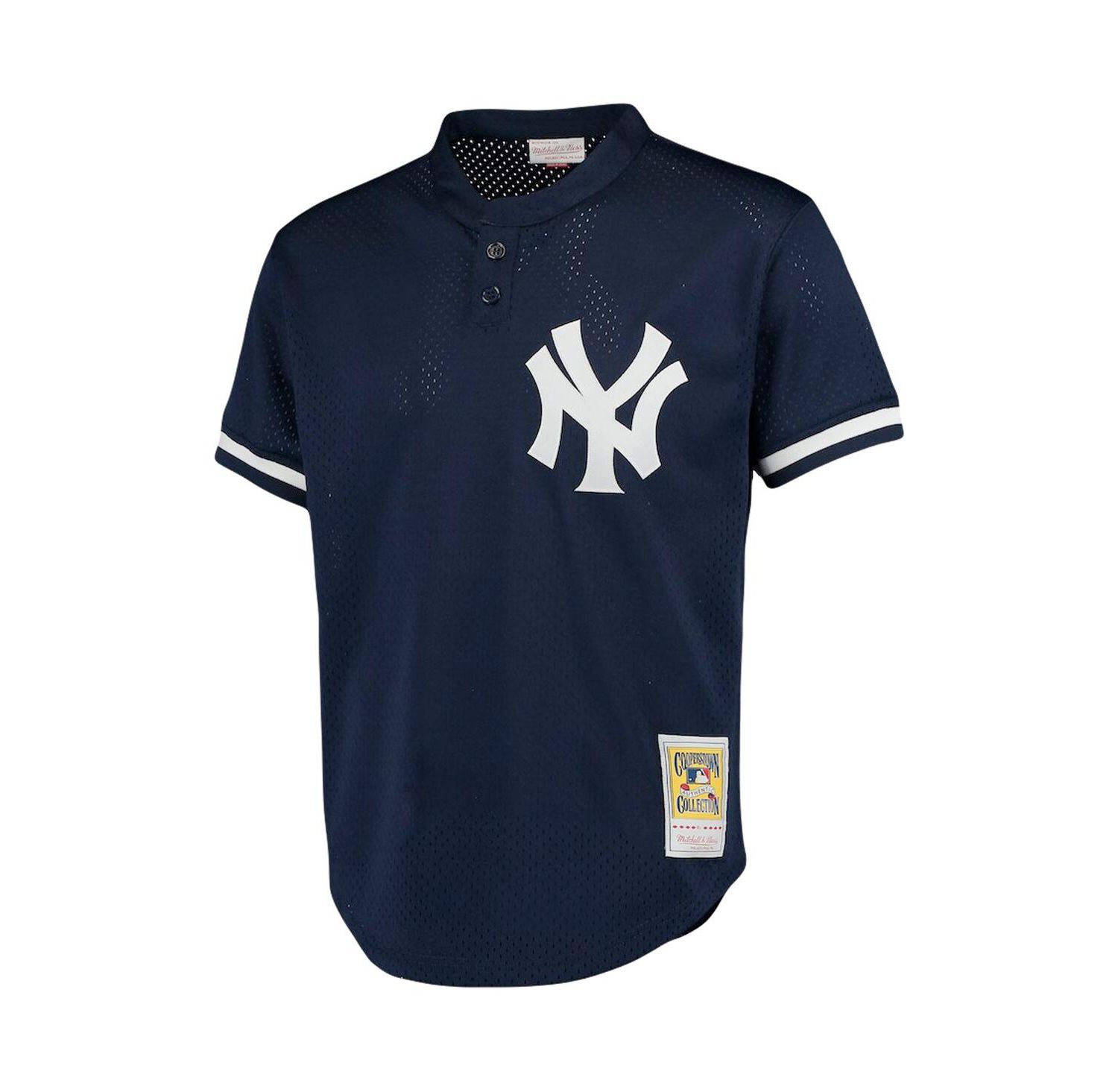 Men's Mariano Rivera Navy New York Yankees Cooperstown Collection Big and Tall Mesh Batting Practice Jersey