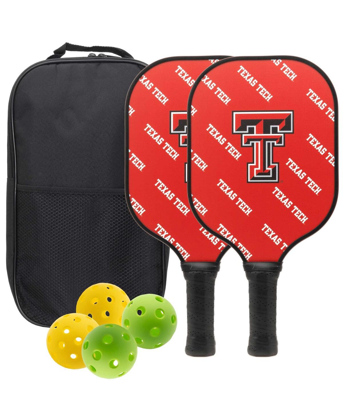 Texas Tech Red Raiders Pickleball Paddle Set - Red