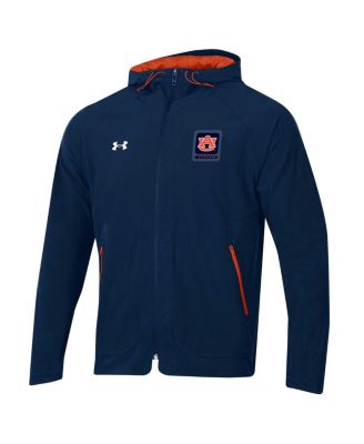 Men's Navy Auburn Tigers Unstoppable Raglan Full-Zip Jacket
